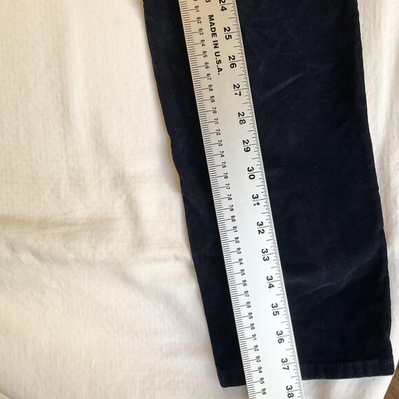 Buffalo David Bitton Women Pants 12/32 Navy Corduroy Supreme Button 32" Inseam - Picture 6 of 11